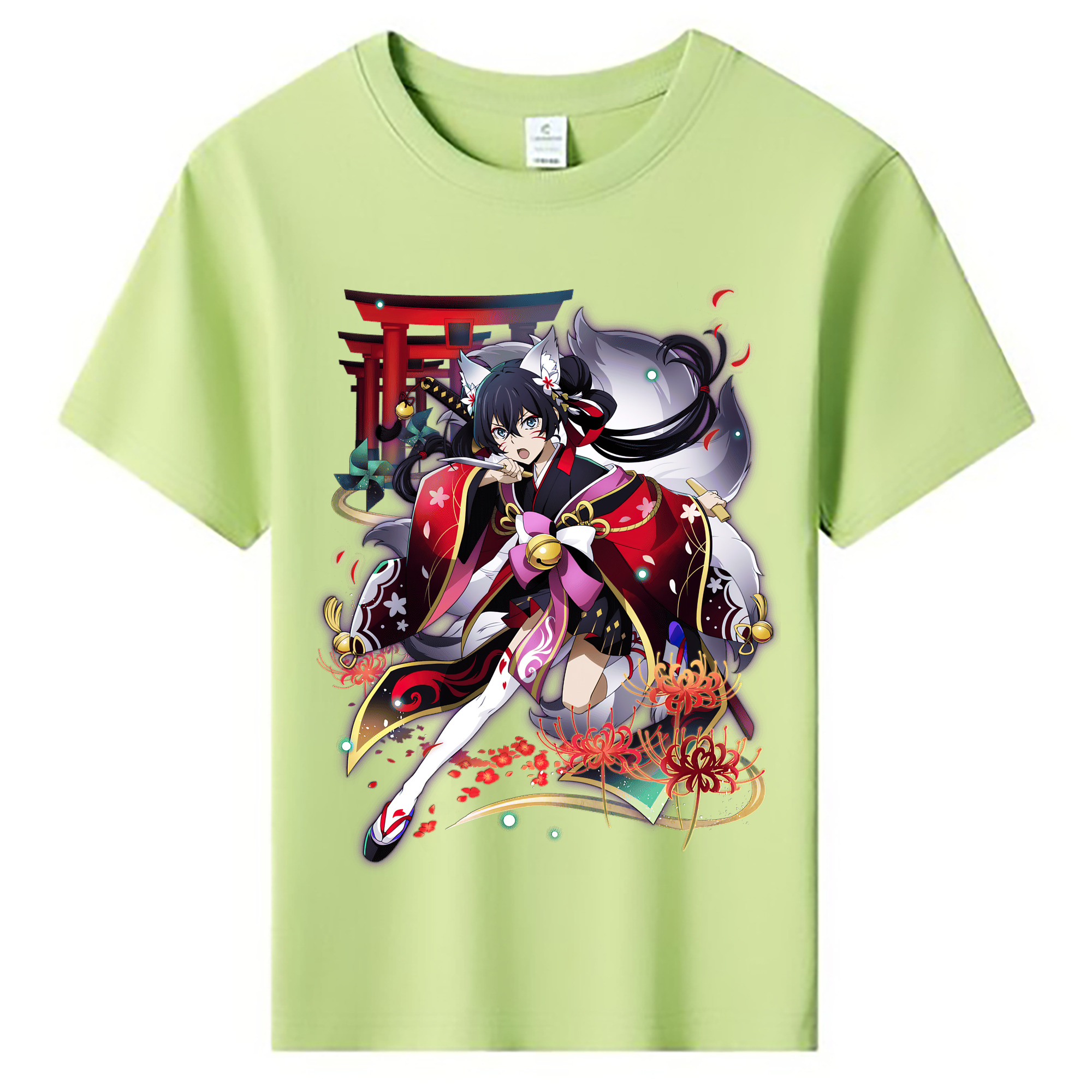 （画像用） 文豪ストレイドッグス Bungo Stray Dogs 綿100％キッズTシャツ（フロントプリント）